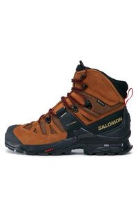 salomon - Salomon Trekkingi Quest 4 GORE-TEX L47156400 Czarny. Kolor: czarny. Materiał: nubuk, skóra. Technologia: Gore-Tex. Sport: turystyka piesza