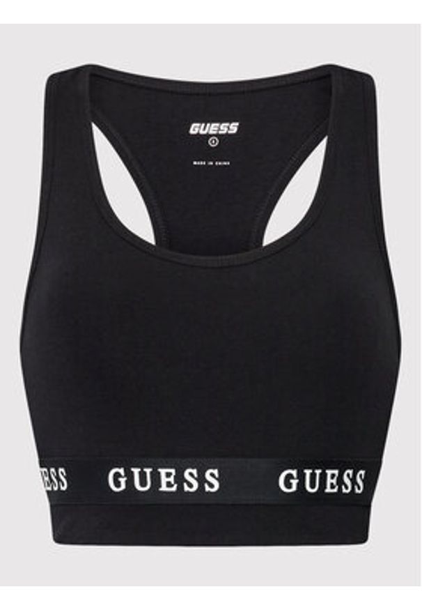 Guess Biustonosz sportowy V2YP12 KABR0 Czarny. Kolor: czarny. Materiał: syntetyk