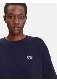 GAP - Gap Bluza 778442-00 Granatowy Oversize. Kolor: niebieski. Materiał: bawełna #5