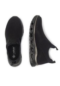 Rieker Półbuty M6053-00 Czarny. Kolor: czarny. Materiał: skóra #5