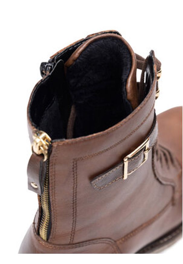 Remonte Trzewiki D1A78-22 Brązowy. Kolor: brązowy. Materiał: skóra