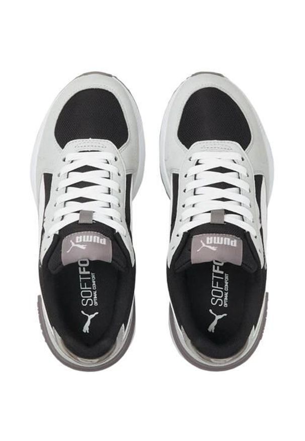 Buty do chodzenia dla dzieci Puma Graviton JR. Zapięcie: sznurówki. Kolor: czarny, wielokolorowy. Materiał: tkanina, materiał, guma, syntetyk. Szerokość cholewki: normalna. Sport: turystyka piesza