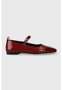 Vagabond Shoemakers baleriny skórzane DELIA kolor czerwony 5307.460.42. Zapięcie: klamry. Kolor: czerwony. Materiał: skóra #1