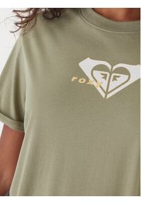 Roxy T-Shirt Oceanregular ERJZT06078 Zielony Regular Fit. Kolor: zielony. Materiał: bawełna #5