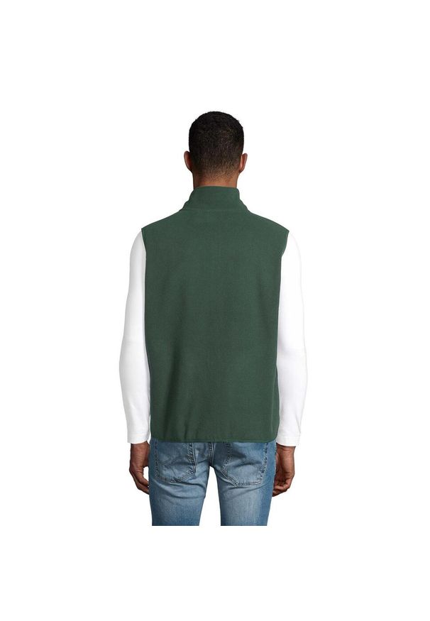 SOL'S - Ocieplacz Na Ciało Dla Dorosłych Unisex Factor Fleece Zapinany Na Zamek. Kolor: czerwony, wielokolorowy, zielony