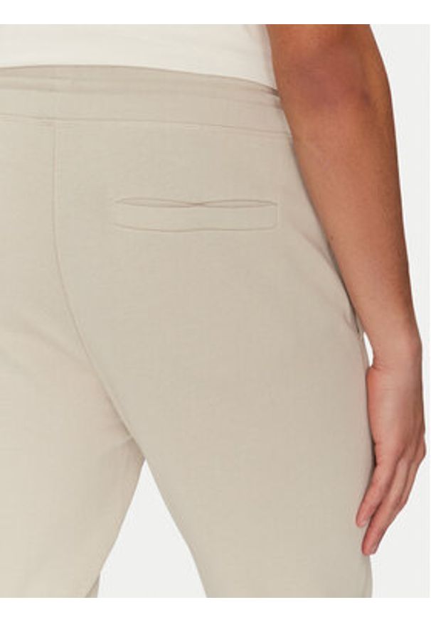 BOSS Spodnie dresowe Sestart 50509303 Beżowy Regular Fit. Kolor: beżowy. Materiał: bawełna