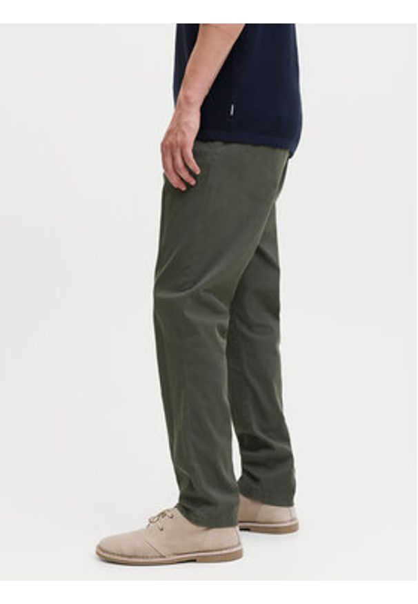 Jack & Jones Chinosy Marco Arthur 12260904 Szary Slim Fit. Kolor: szary. Materiał: bawełna