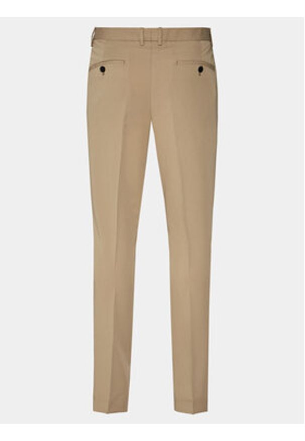 Lindbergh Chinosy 30-006900 Beżowy Slim Fit. Kolor: beżowy. Materiał: syntetyk