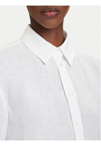 Marella Koszula Girello 2615111122 Biały Regular Fit. Kolor: biały. Materiał: len #3