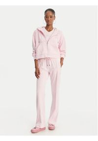 Juicy Couture Bluza Iccle JCWAS126304 Różowy Oversize. Kolor: różowy. Materiał: syntetyk #4