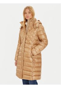 JOOP! Płaszcz zimowy 30039182 Brązowy Regular Fit. Kolor: brązowy. Materiał: syntetyk. Sezon: zima