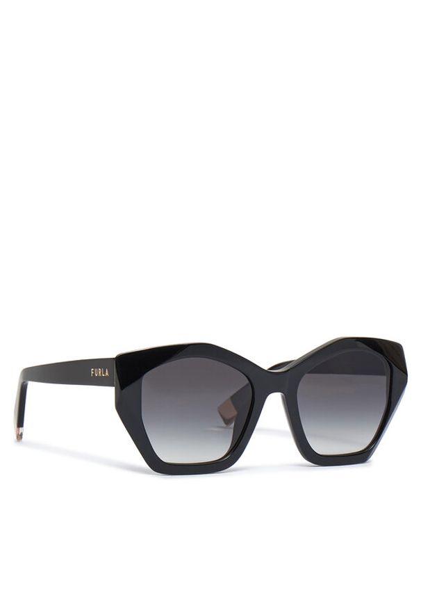 Furla Okulary przeciwsłoneczne WD00130 A.0116 O6000 Czarny. Kolor: czarny