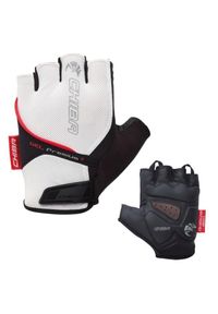 CHIBA - Rękawiczki rowerowe GEL PREMIUM. Kolor: czarny, biały, wielokolorowy. Sport: kolarstwo