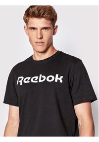 Reebok T-Shirt Classic Graphic Series Linear Logo GJ0136 Czarny Slim Fit. Kolor: czarny. Materiał: bawełna #3
