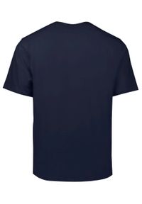 Klasyczny T-Shirt z Logo - Pako Jeans - Granatowy. Okazja: na co dzień. Kolor: niebieski. Materiał: bawełna. Wzór: nadruk. Styl: klasyczny #2