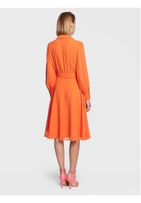 Fracomina Sukienka koszulowa FS23SD2003W41201 Pomarańczowy Regular Fit. Kolor: pomarańczowy. Materiał: syntetyk. Typ sukienki: koszulowe #5