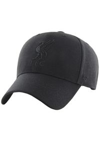 Męska czapka z daszkiem 47 Brand Liverpool FC MVP Cap. Kolor: czarny. Materiał: wełna
