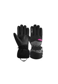 Rękawice narciarskie damskie Reusch Helena. Kolor: wielokolorowy, różowy, czarny. Materiał: softshell. Technologia: Primaloft. Sport: narciarstwo