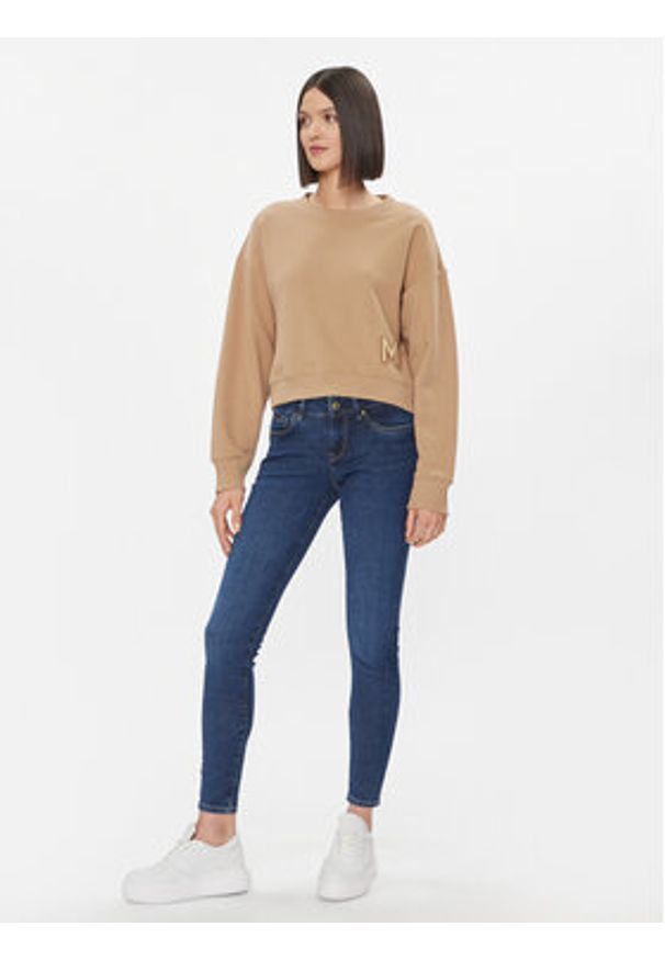 Pepe Jeans Jeansy PL204583 Granatowy Skinny Fit. Kolor: niebieski