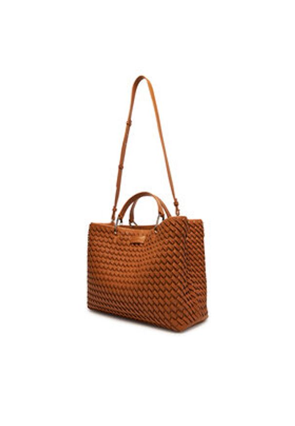 Emporio Armani Torebka EW000360 AF12762 U6164 Brązowy. Kolor: brązowy. Materiał: skórzane