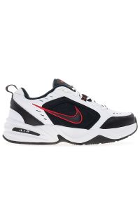 Buty męskie Nike Air Monarch IV 415445-101 - białe. Kolor: biały. Materiał: skóra, guma. Szerokość cholewki: normalna