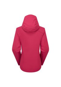 Kurtka przeciwdeszczowa damska Rab Women's Downpour Light Jacket z kapturem. Typ kołnierza: kaptur. Kolor: różowy
