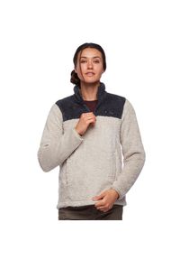 Polar turystyczny damski Black Diamond Roadie QZ Fleece. Kolor: beżowy. Materiał: polar