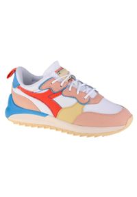 Buty do chodzenia damskie, Diadora Jolly Canvas Wn. Kolor: wielokolorowy, różowy. Materiał: materiał. Sport: turystyka piesza