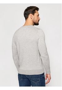 TOMMY HILFIGER - Tommy Hilfiger Sweter MW0MW04979 Szary Regular Fit. Kolor: szary. Materiał: bawełna #4