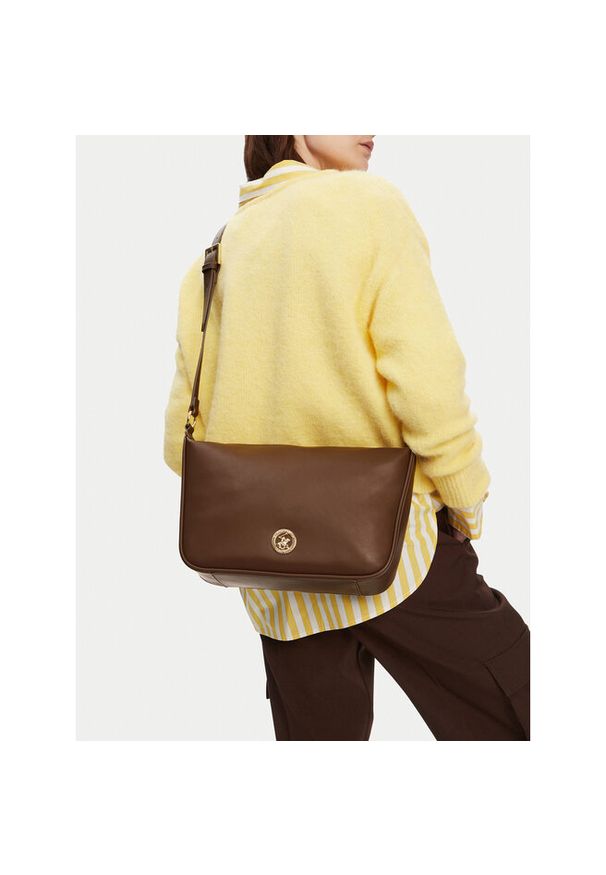 Torebka Beverly Hills Polo Club. Kolor: brązowy