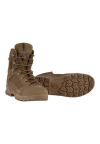 Buty trekkingowe męskie Lowa Breacher S Gtx Mid. Wysokość cholewki: za kostkę. Zapięcie: sznurówki. Kolor: brązowy. Materiał: tkanina, materiał, skóra, syntetyk. Szerokość cholewki: normalna