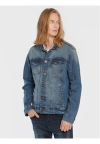 Blend Kurtka jeansowa Naril 20710737 Niebieski Regular Fit. Kolor: niebieski. Materiał: bawełna