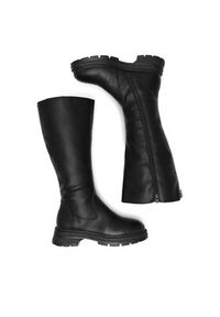 Rieker Kozaki Z9856-00 Czarny. Kolor: czarny. Materiał: skóra #4