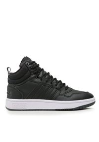 Adidas - adidas Sneakersy Hoops 3.0 GZ6679 Czarny. Kolor: czarny. Materiał: materiał