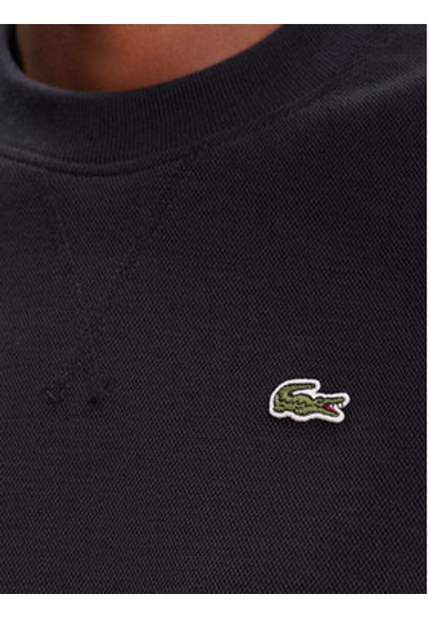 Lacoste Bluza SF5245 Granatowy Relaxed Fit. Kolor: niebieski. Materiał: bawełna