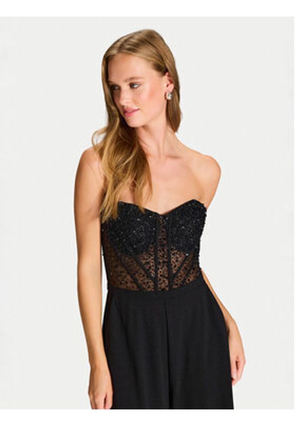 Hey Kyla Kombinezon 3AI010HK Czarny Regular Fit. Kolor: czarny. Materiał: syntetyk