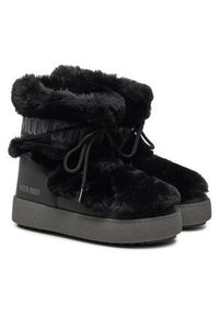 Moon Boot Śniegowce Ltrack Tube Faux-Fur 80D2450130 Czarny. Kolor: czarny. Materiał: skóra