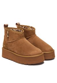 Replay - REPLAY Śniegowce GWF5A.000.C0007T Brązowy. Kolor: brązowy. Materiał: zamsz, skóra #2