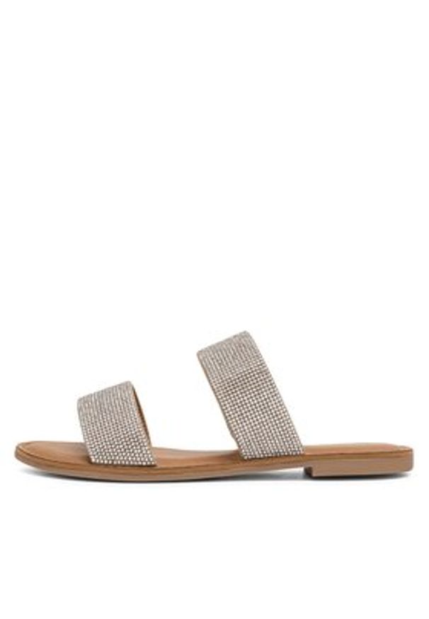 Jenny Fairy Klapki FT15398AD-255 Srebrny. Kolor: srebrny. Materiał: materiał