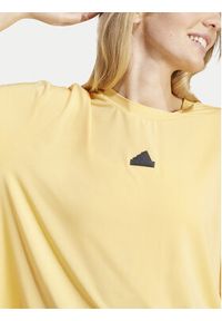 Adidas - adidas T-Shirt City Escape IS0664 Żółty Loose Fit. Kolor: żółty #4