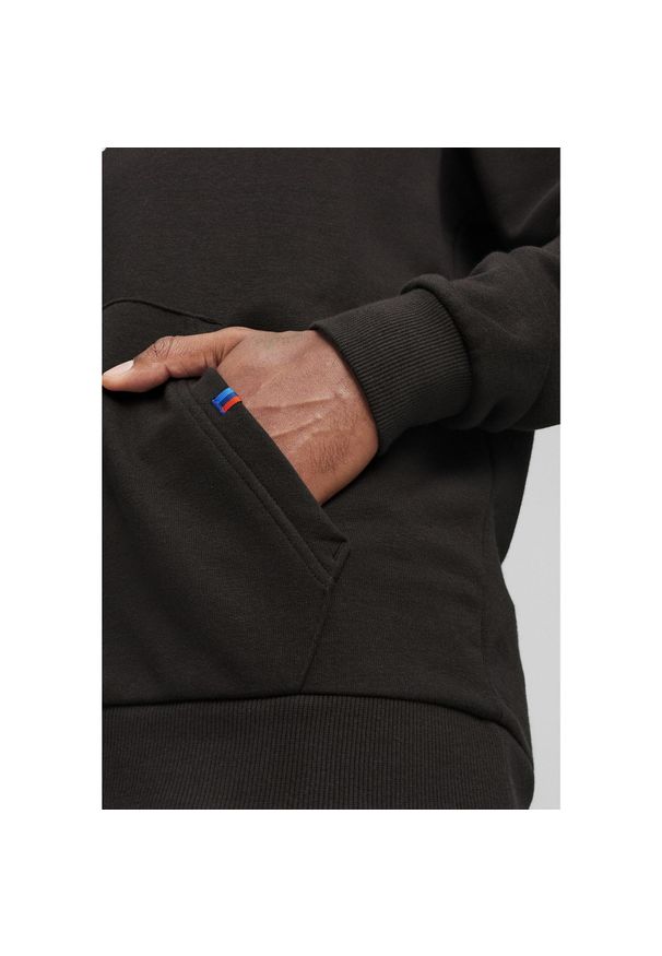 Bluza z kapturem Puma Bmw Mms Ess Hoodie Ft, Mężczyźni. Typ kołnierza: kaptur. Kolor: czarny. Materiał: bawełna, materiał