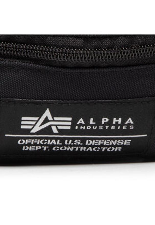 Alpha Industries Saszetka nerka Big Alpha Waist Bag 126909 Czarny. Kolor: czarny. Materiał: materiał