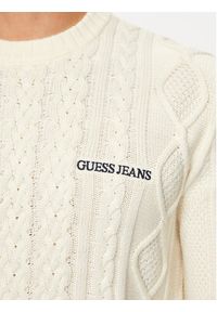 Guess Sweter M4BR34 Z3HN2 Écru Regular Fit. Materiał: syntetyk #5