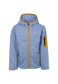 TRESPASS - Bluza dziecięca Timorous AT200 Fleece Jacket. Kolor: szary, niebieski, wielokolorowy. Sport: turystyka piesza