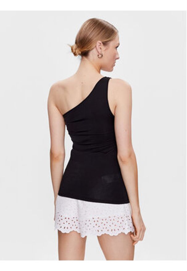 Pinko Bluzka 100262 A0JF Czarny Slim Fit. Kolor: czarny. Materiał: syntetyk