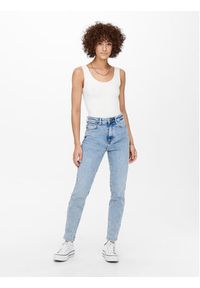 only - ONLY Jeansy 15248715 Błękitny Straight Fit. Kolor: niebieski