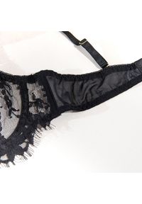 Intica - Koronkowy komplet bielizny push-up ze stringami Alheide. Kolor: biały. Materiał: koronka. Długość: długie. Wzór: koronka #3