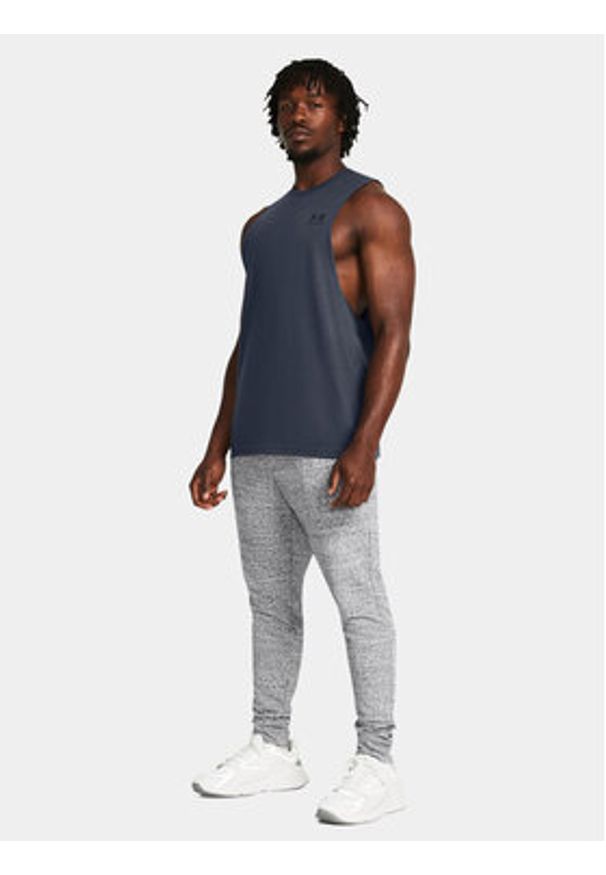 Under Armour Spodnie dresowe Ua Rival Terry Jogger 1380843-011 Szary Fitted Fit. Kolor: szary. Materiał: bawełna