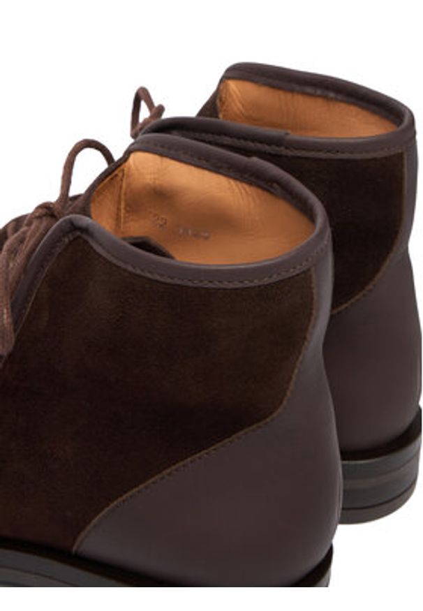 BALAGAN - Balagan Trzewiki Roe Brązowy. Kolor: brązowy. Materiał: welur, skóra