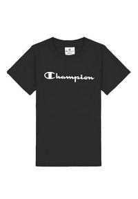 Koszulka sportowa dziewczęca Champion Crewneck Tshirt. Kolor: czarny. Długość rękawa: krótki rękaw. Długość: krótkie. Sport: joga i pilates #1